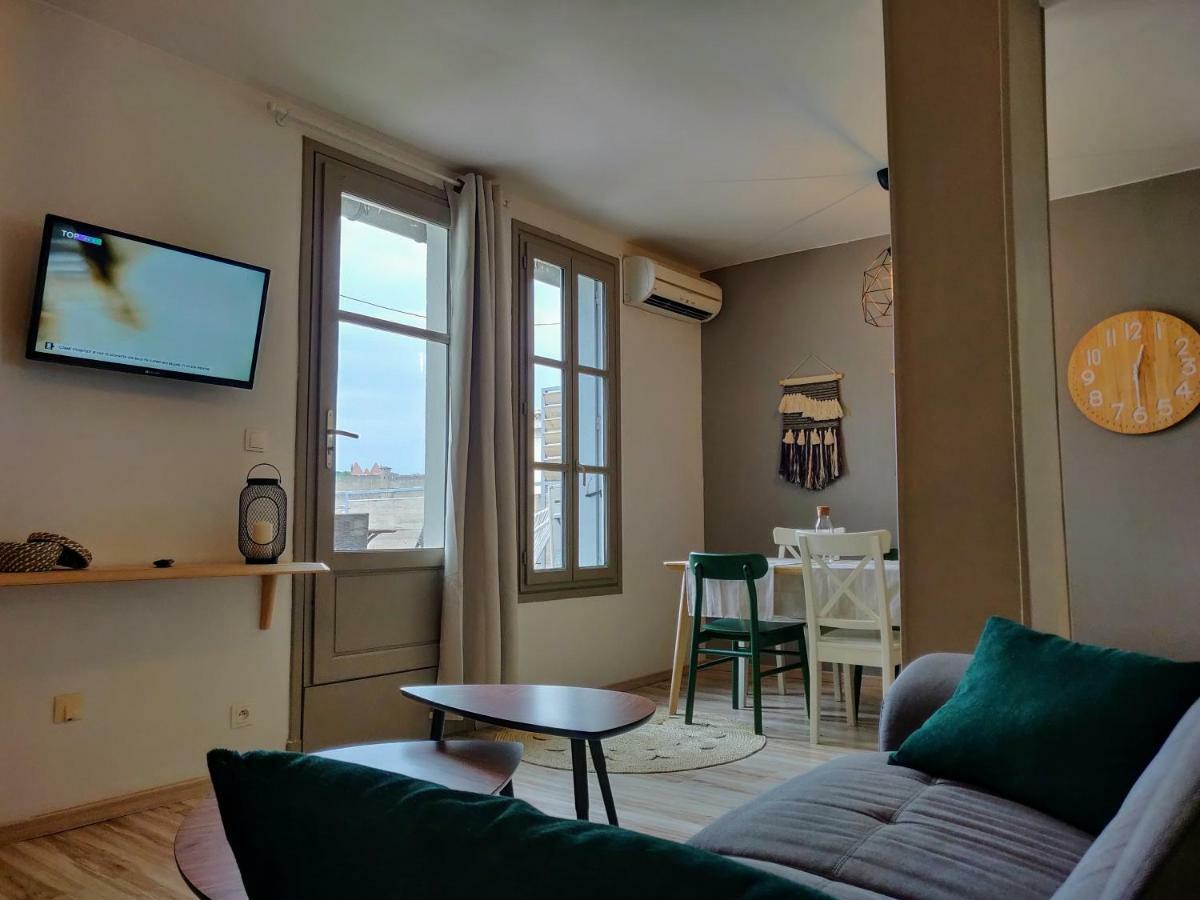 Appartement L'Oliveraie - La Cite Plein Les Yeux Carcassonne Ngoại thất bức ảnh